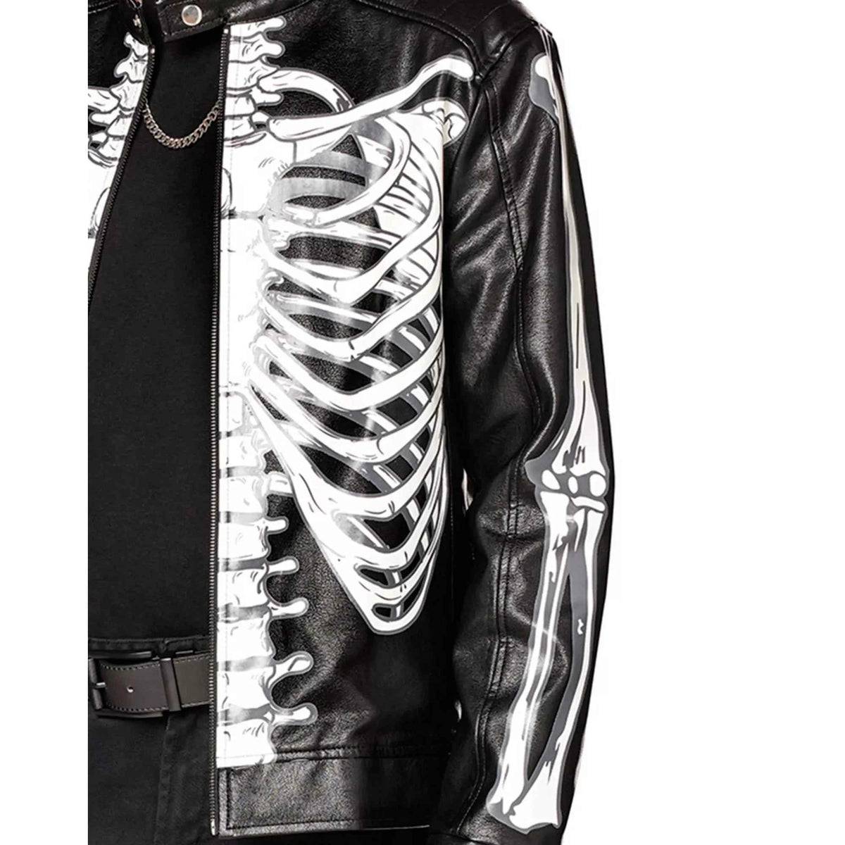 Adult Skeleton Moto Jacket