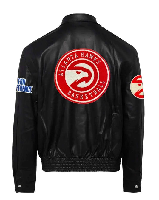 Atlanta Hawks Full Leather Jacket