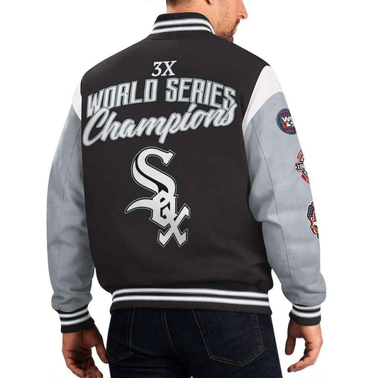 Black/Gray World Series Champions Chicago White Sox Jacket