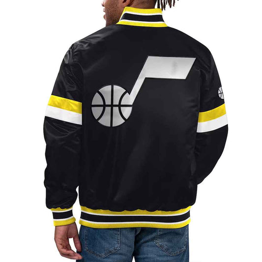 Home Game Utah Jazz Black Jacket
