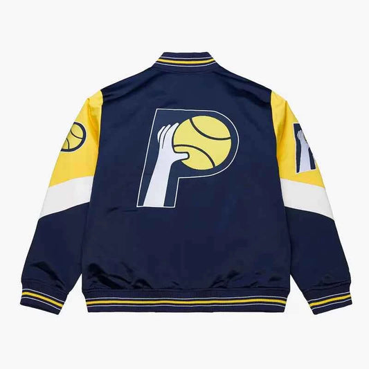 Indiana Pacers Throw It Back Heavyweight Satin Jacket