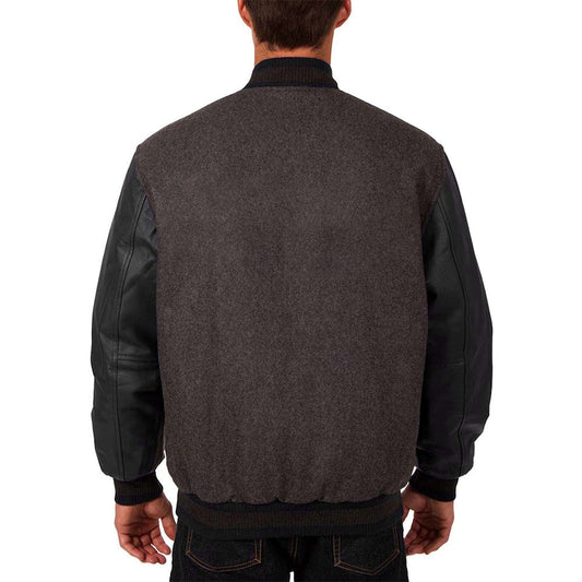 Chicago White Sox White Varsity Jacket – Back View