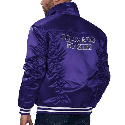 MLB Colorado Rockies Premium Trucker Jacket
