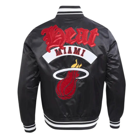 Miami Heat Satin Jacket – Back View
