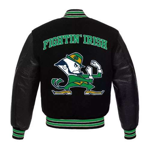Notre Dame Fighting Irish Varsity Jacket – Back View