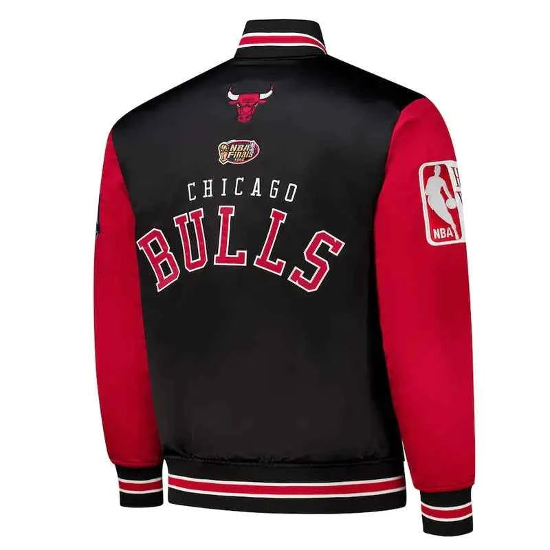 Primetime Chicago Bulls Black and Red Jacket