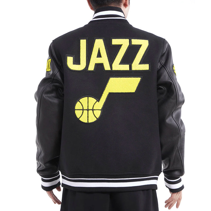 Utah Jazz Varsity Jacket – Close-Up Detail