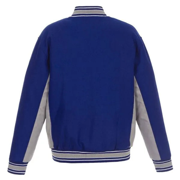Toronto Blue Jays Blue Varsity Jacket – Back View