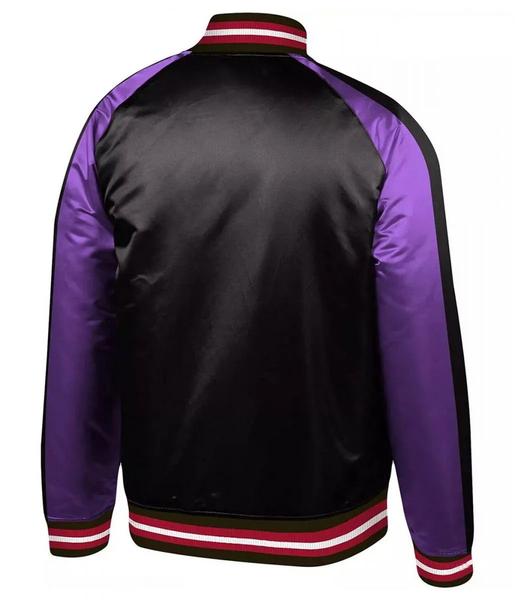 Toronto Raptors Black Sports Jacket – Side View