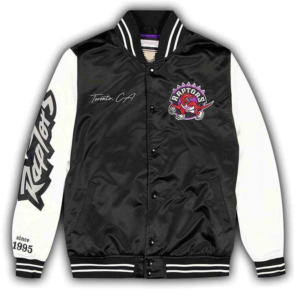 Toronto Raptors Team Origins Varsity Satin Jacket