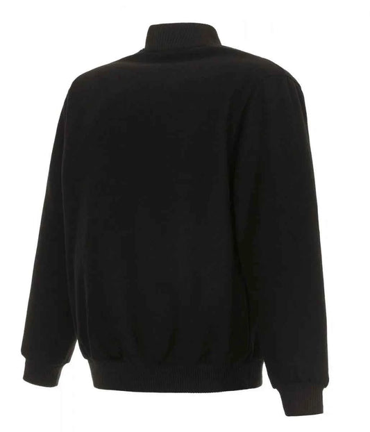 Varsity Atlanta Hawks Black Wool Jacket