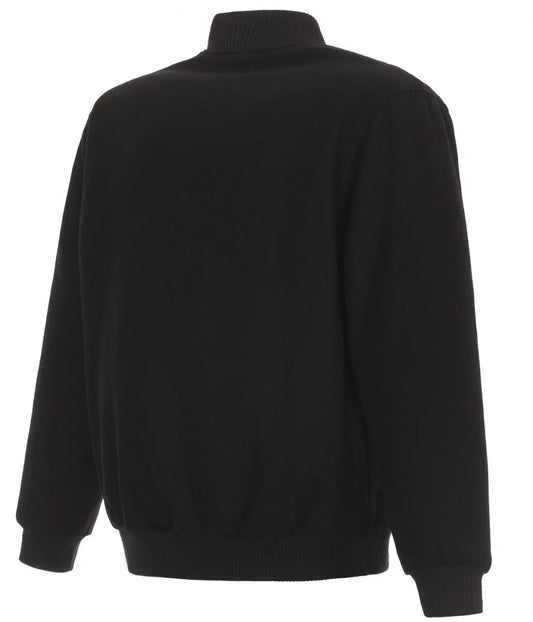 Houston Rockets Black Varsity Jacket – Back View