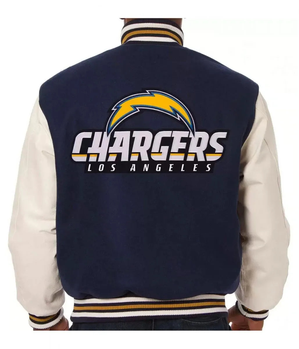Blue Blue Varsity Jacket – Back View