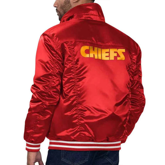 NFL Kansas City Chiefs Silver Tab Trucker Jacket