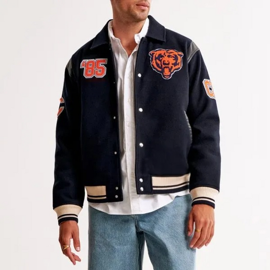 1985 Super Bowl Champions Chicago Bears Varsity Jacket