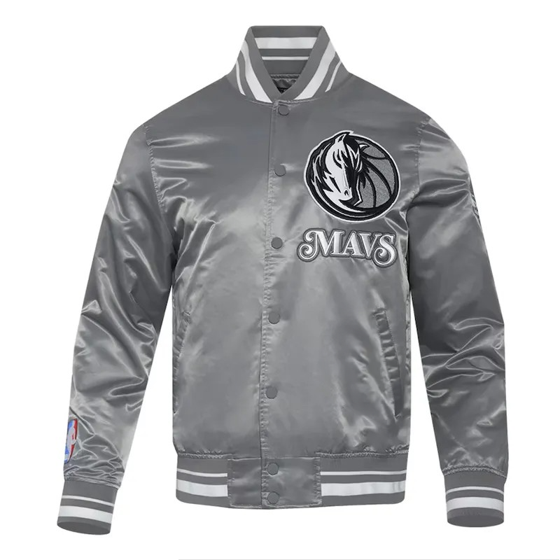 Dallas Mavericks Black Sports Jacket – Front View