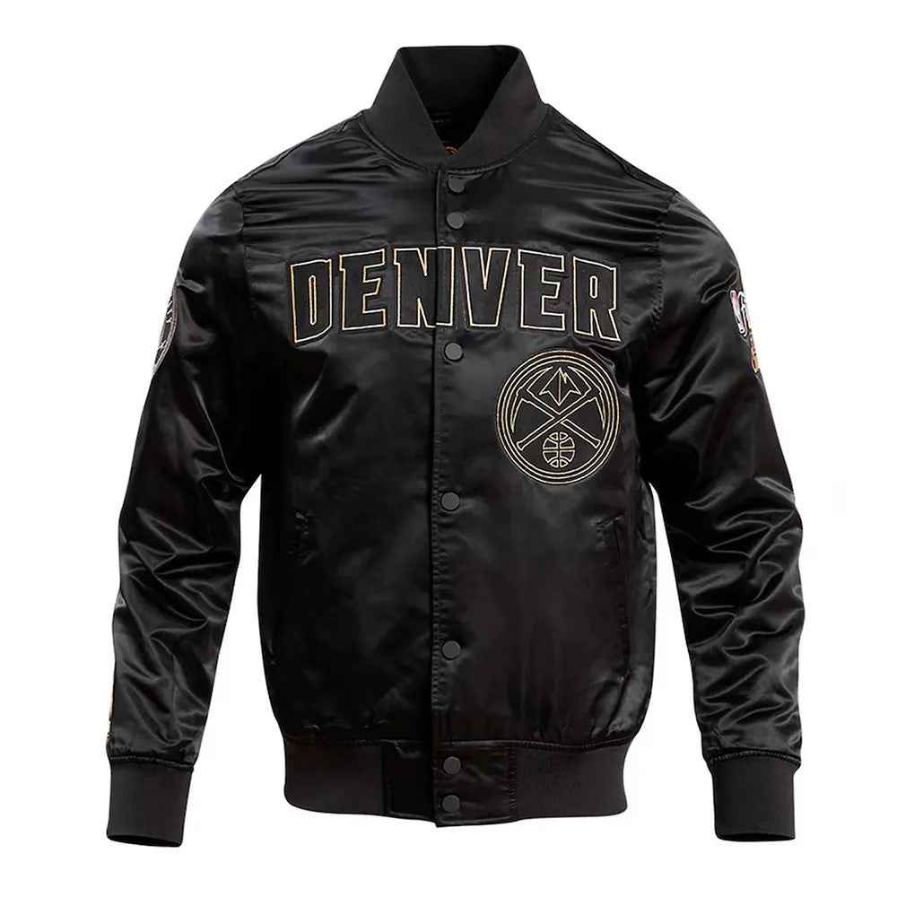 2025 Finals Champions Denver Nuggets Black Jacket