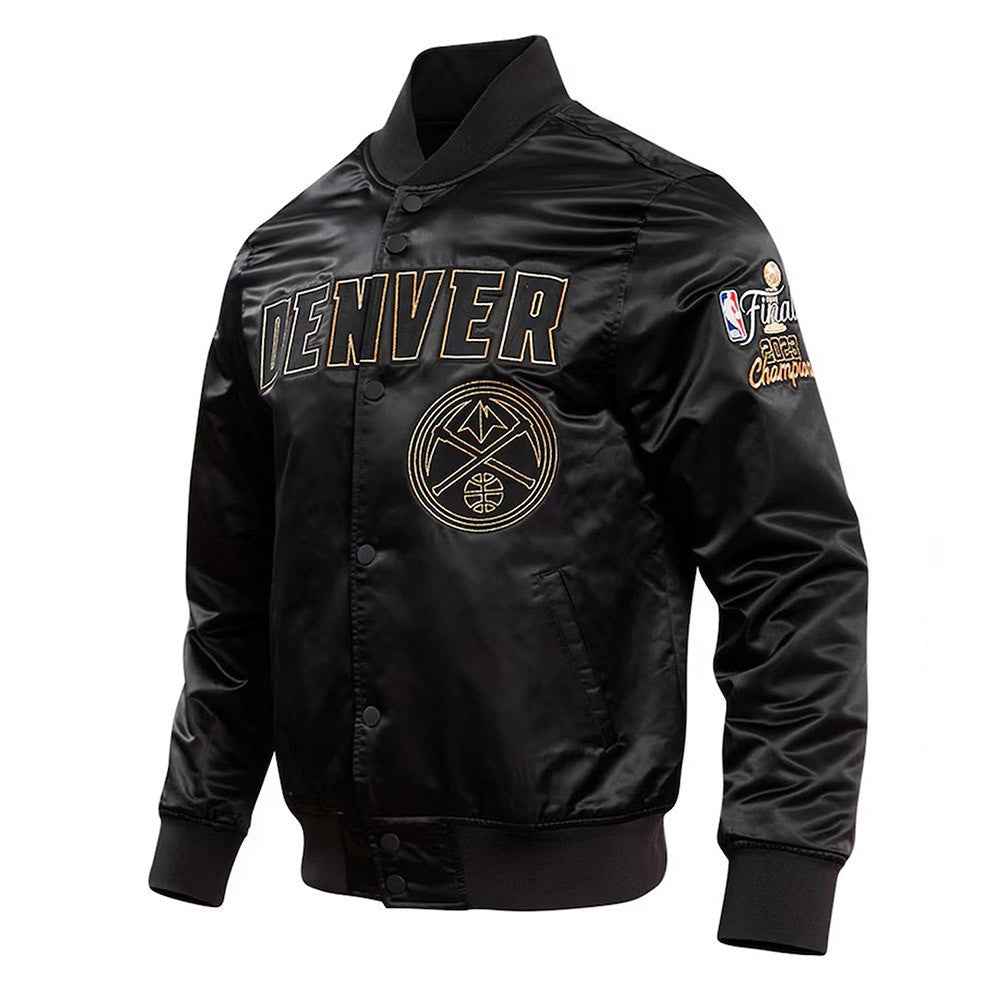 2025 Finals Champions Denver Nuggets Black Jacket