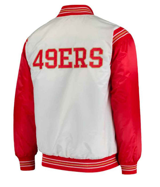 49ers San Francisco Red and White Jacket