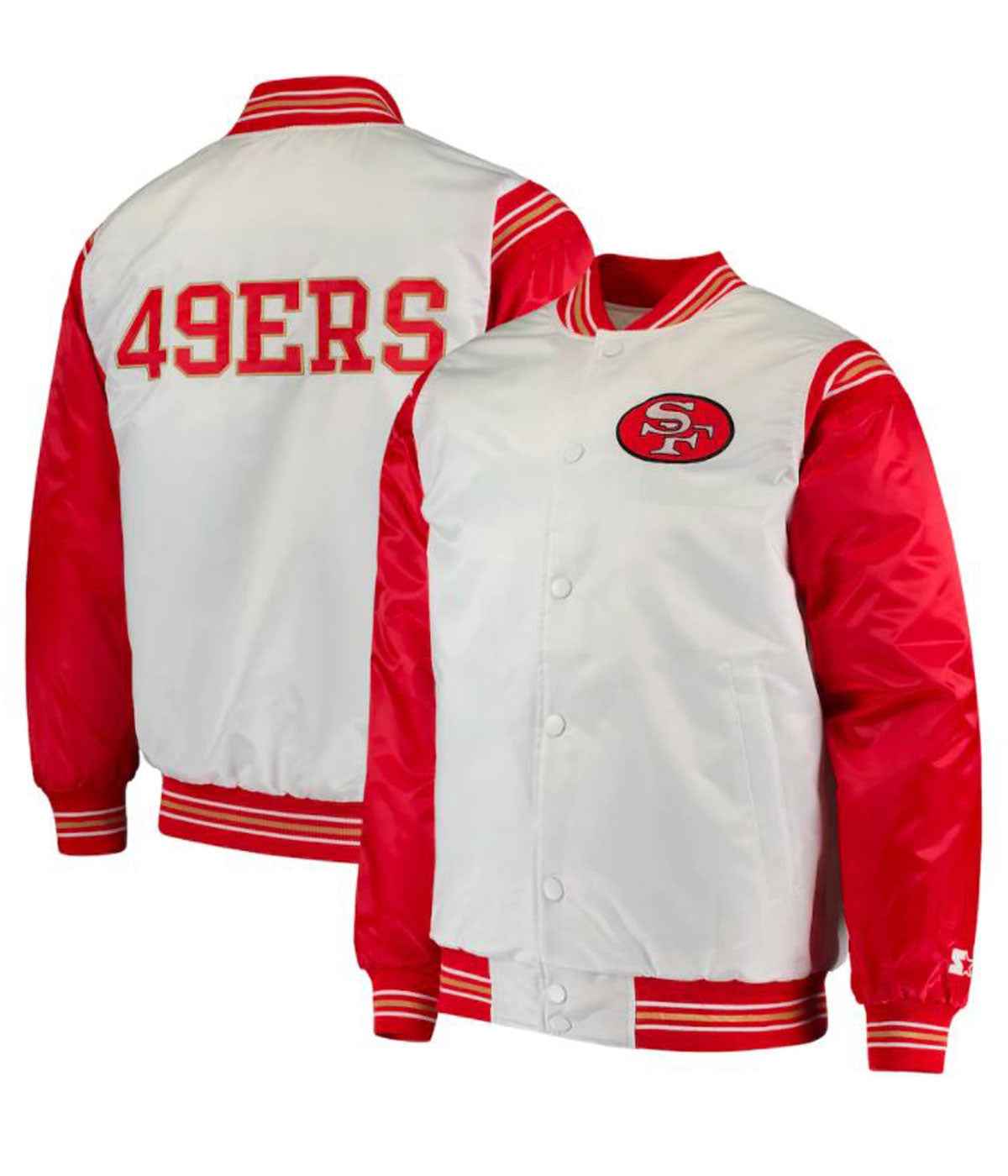 49ers San Francisco Red and White Jacket