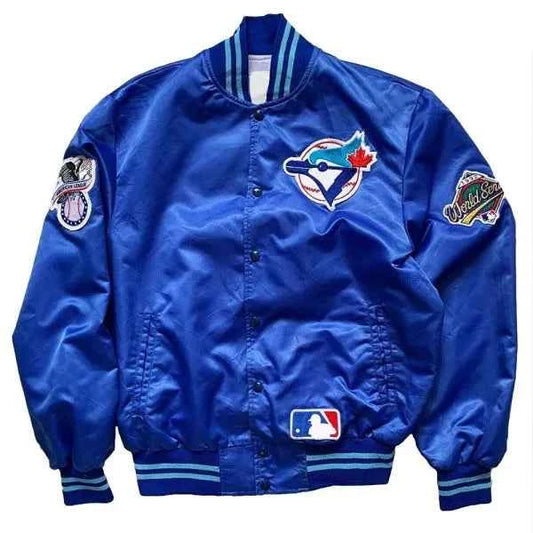 90’s Toronto Blue Jays Blue Satin Jacket