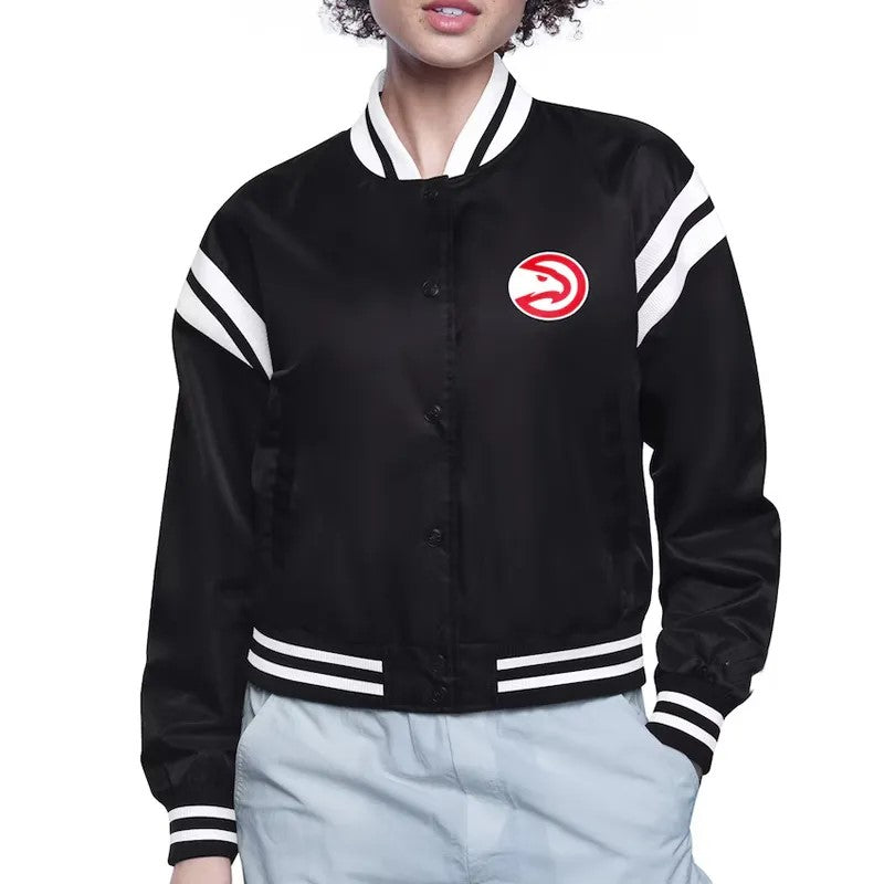 Atlanta Hawks Varsity Jacket – Back View
