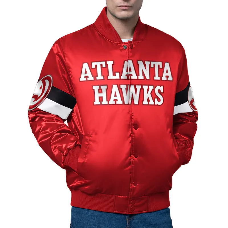 Atlanta Hawks Varsity Jacket – Front View