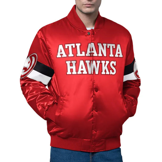 Atlanta Hawks Varsity Jacket – Front View