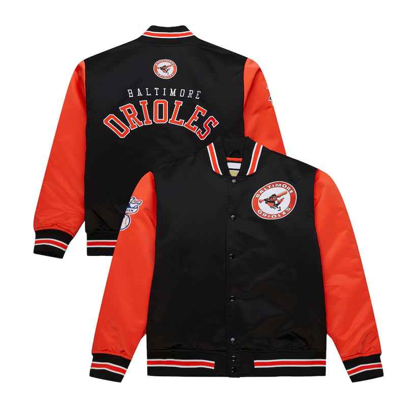 Baltimore Orioles Primetime Vintage Logo Satin Jacket