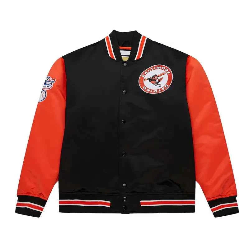 Baltimore Orioles Primetime Vintage Logo Satin Jacket