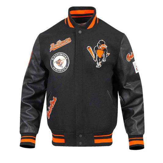 Baltimore Orioles Retro Classic Rib Varsity Jacket