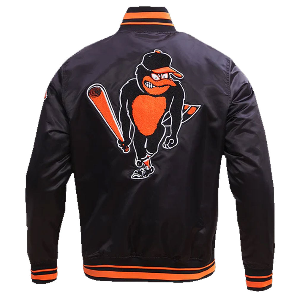 Baltimore Orioles Satin Jacket – Side View
