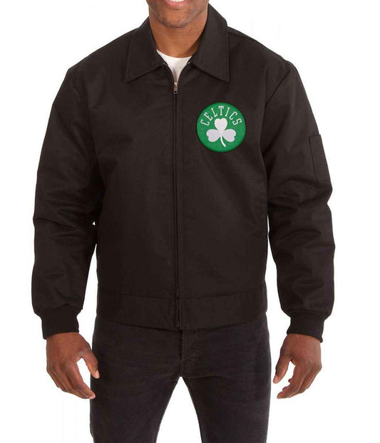 Black Boston Celtics Workwear Jacket