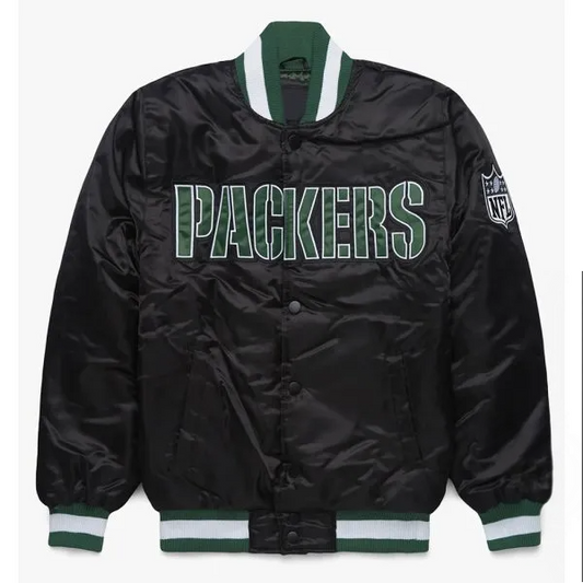 Blackout Green Bay Packers Jacket