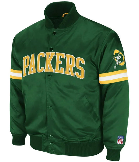 Green Green Bomber Jacket – Front View