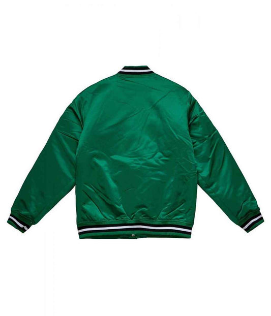 Boston Celtics Champ City Bomber Green Jacket