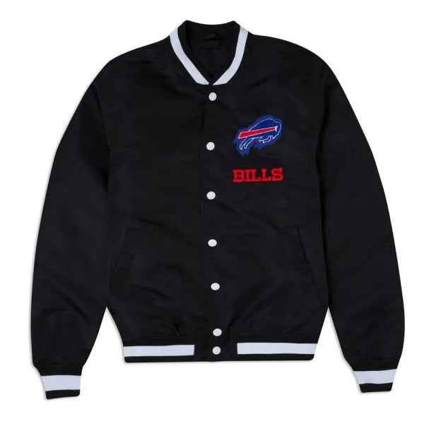 Buffalo Bills Black Sports Jacket – Front View