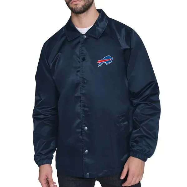 Buffalo Bills Black Sports Jacket – Front View