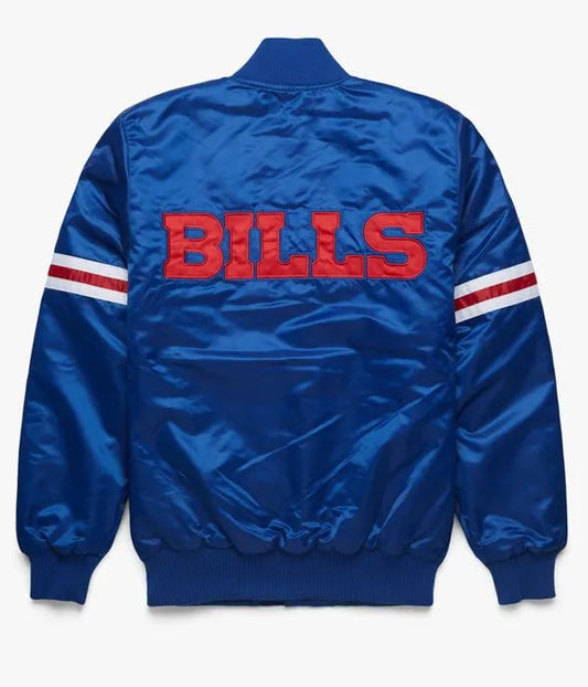 Buffalo Bills Royal Blue Sports Jacket – Back View