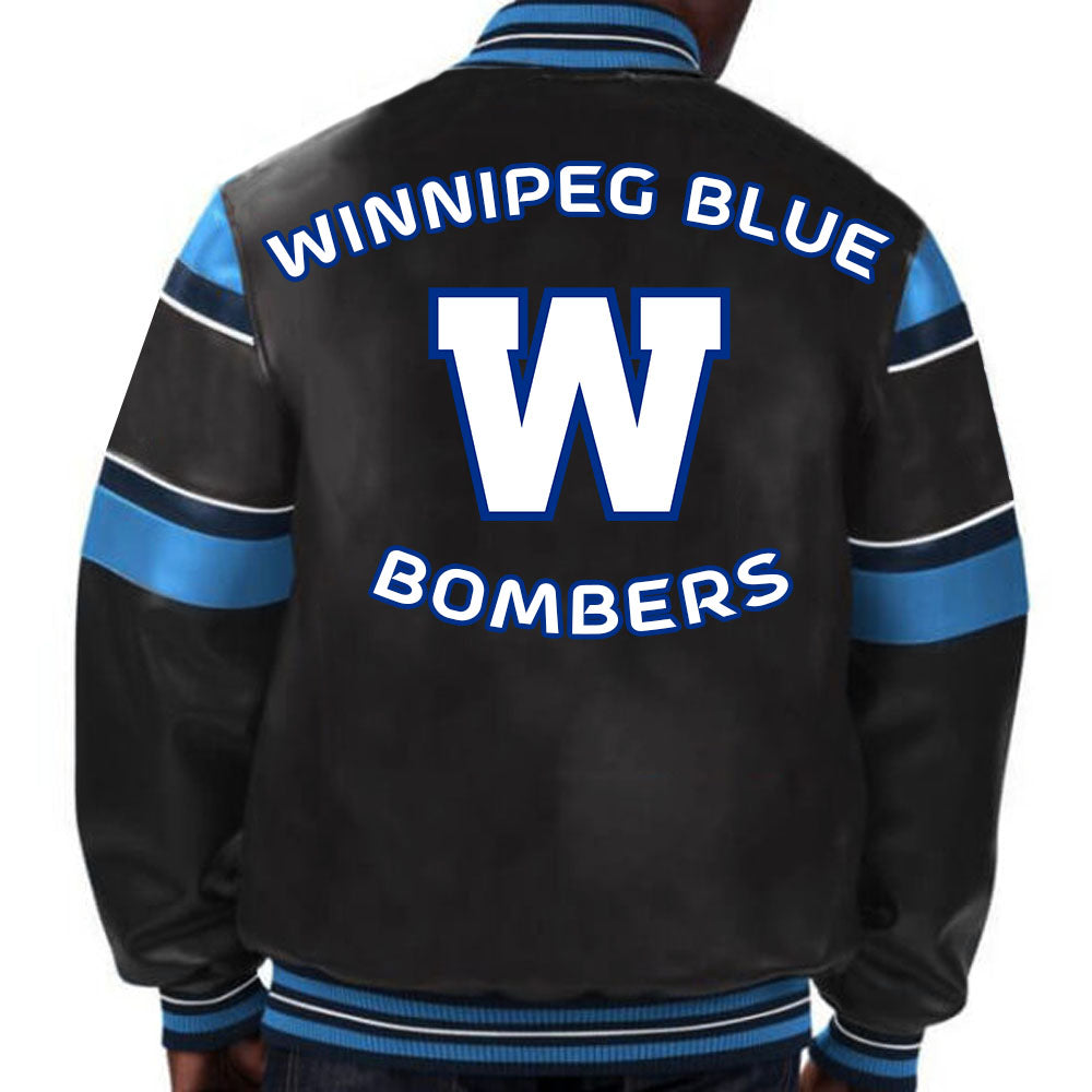 Blue Blue Varsity Jacket – Back View