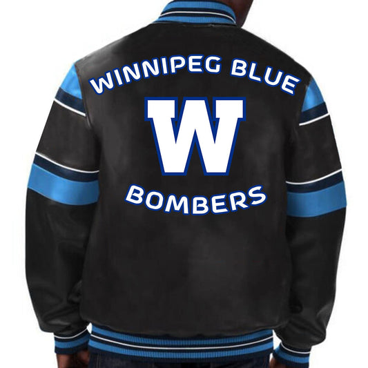 Blue Blue Varsity Jacket – Back View