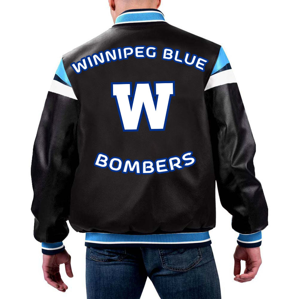 Blue Blue Varsity Jacket – Back View