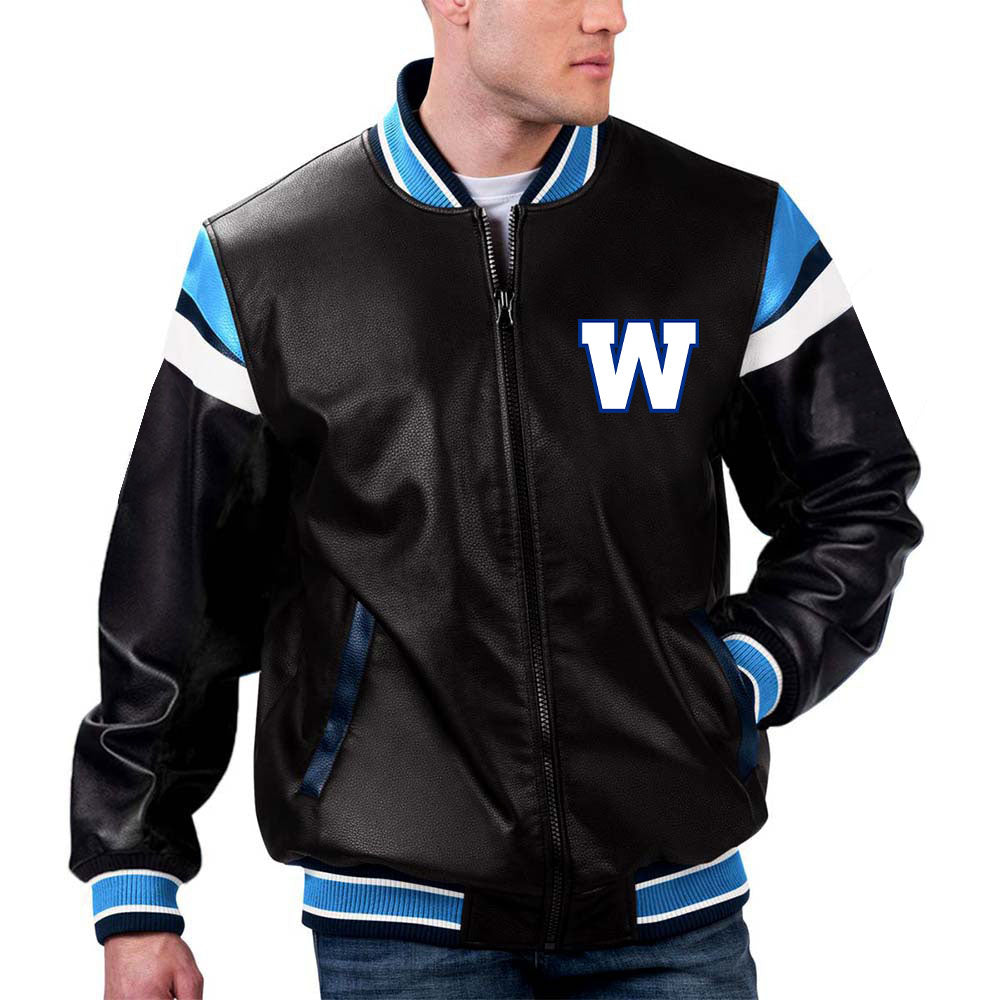 Blue Blue Varsity Jacket – Front View