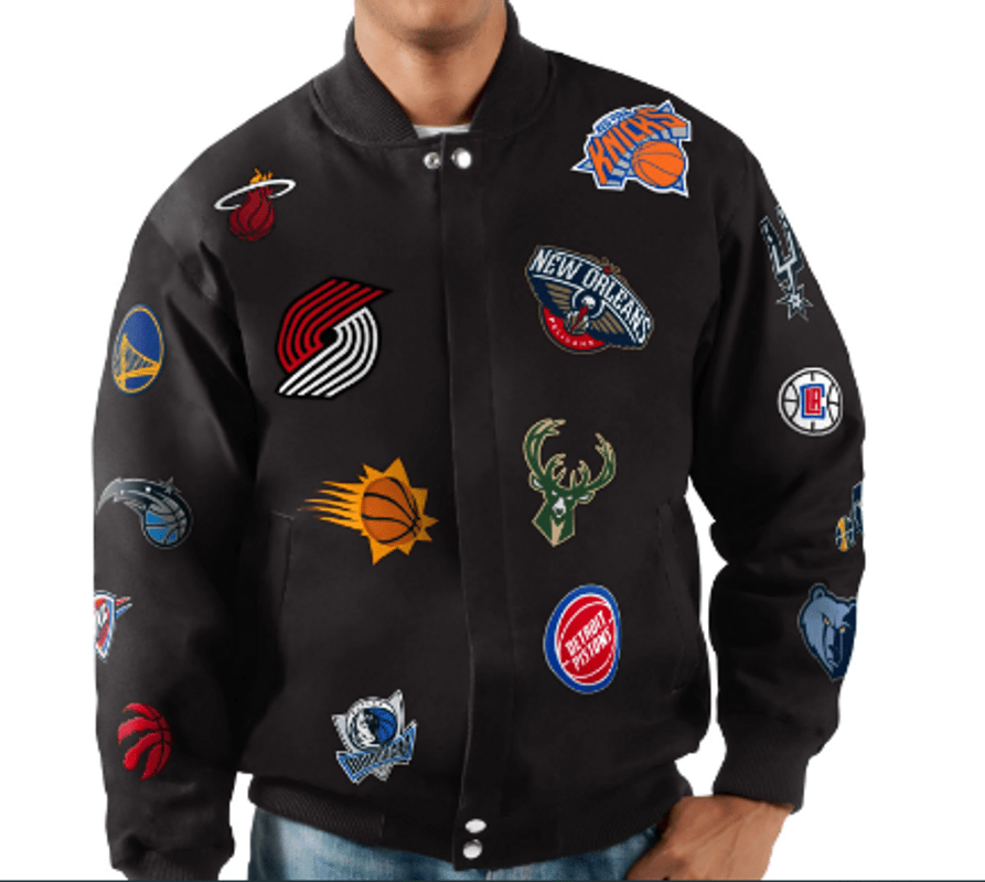 Black Black Sports Jacket – Front View
