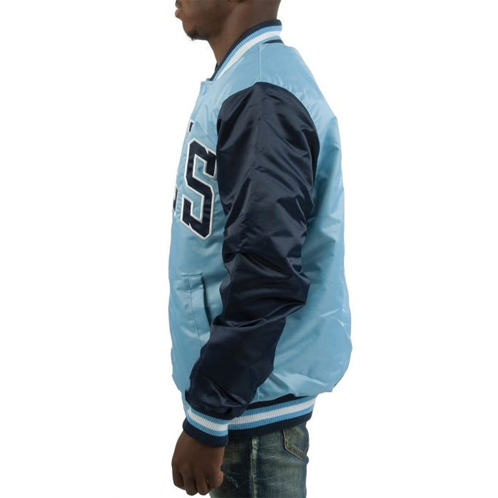 Chicago Bulls Blue Sports Jacket – Back View