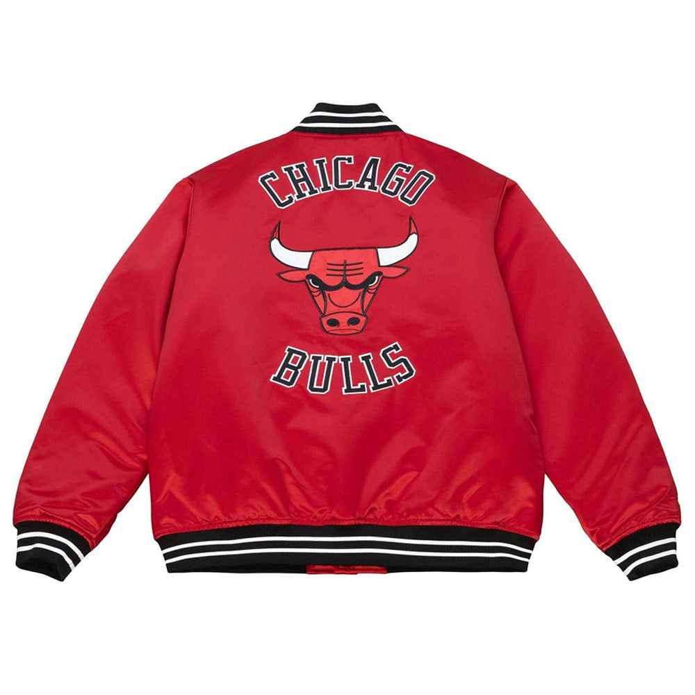 Chicago Bulls Heavyweight Red Satin Jacket