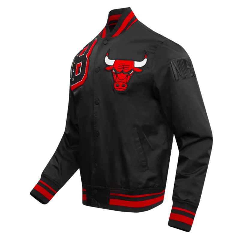 Chicago Bulls Mashup Classic Rib Satin Jacket