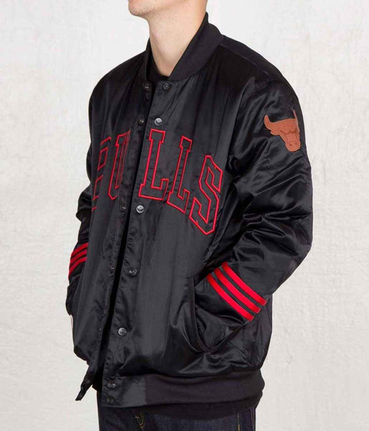 Chicago Bulls NBA Black Jacket