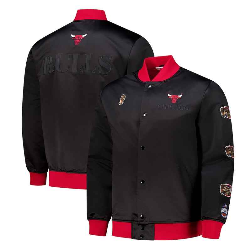 Chicago Bulls OG 3.0 Lightweight Black Satin Jacket
