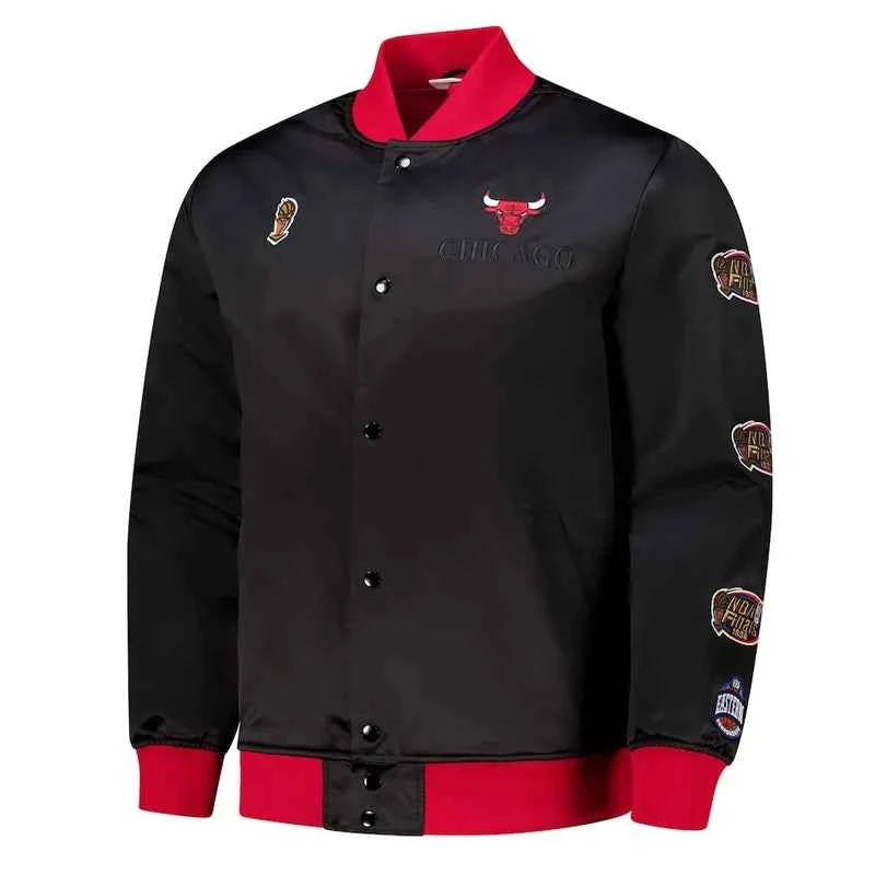 Chicago Bulls OG 3.0 Lightweight Black Satin Jacket